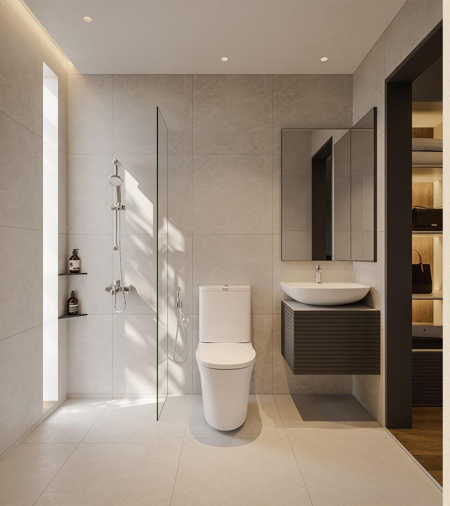 Kamar mandi utama tipe Thera